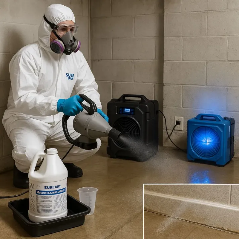 Sanitization and Odor Removal process in Marysville, CA